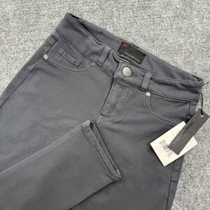 Denimocracy Anarchy Crop Pants Size XSmall Grey Stretchy Skinny Jeans Women's
